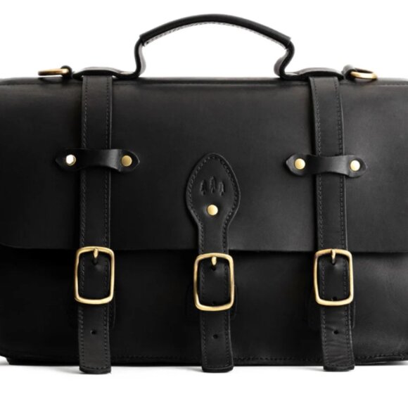 PORTLAND LEATHER GOODS | Classic XL Messenger Bag *BRAND NEW* - Picture 2 of 16